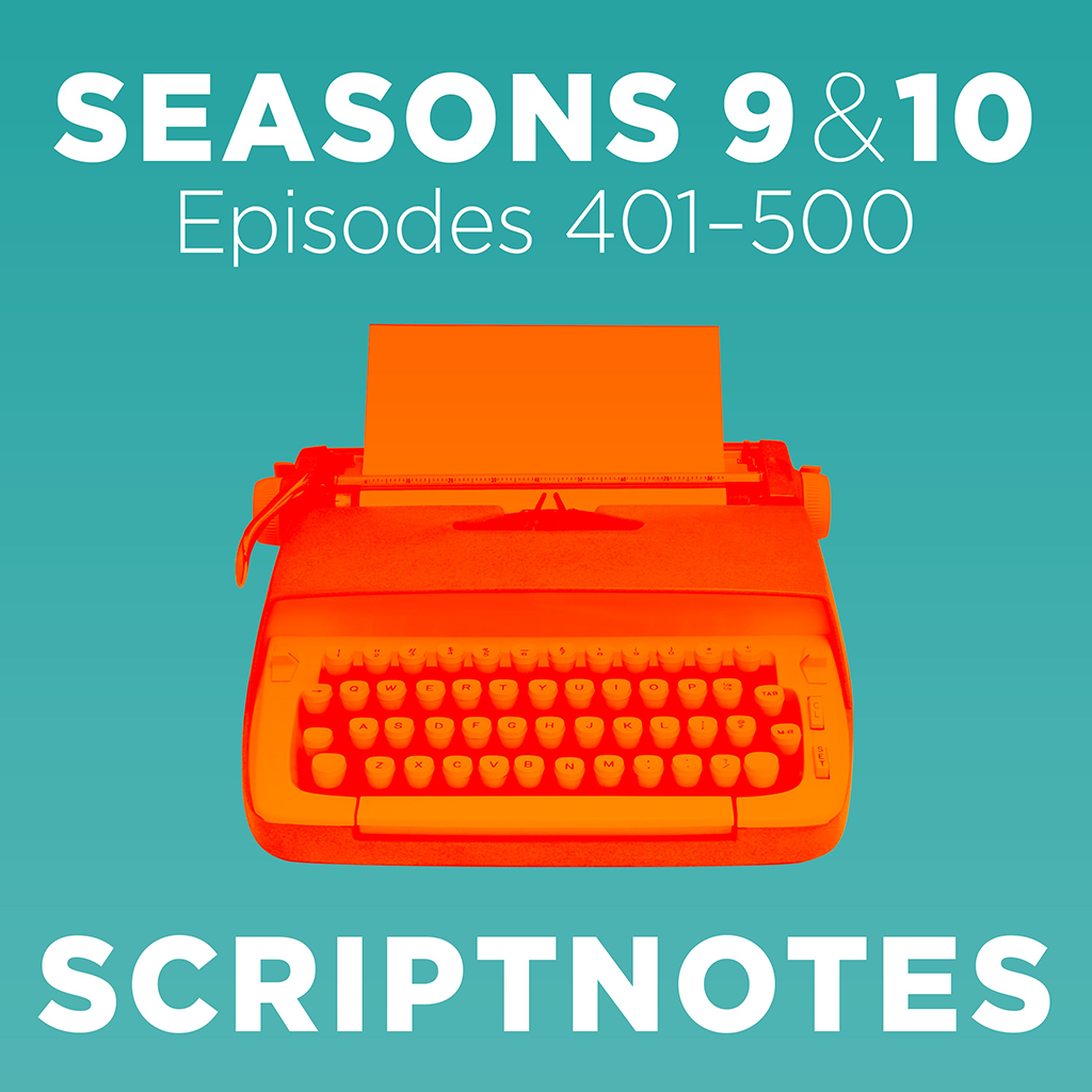 Scriptnotes | Seasons 9 & 10 podcast tile